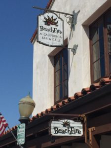 Beachfire Bar & Grill storefront signage