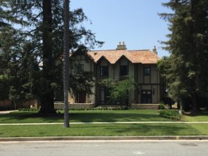 Historic Tudor-style residence with manicured lawn